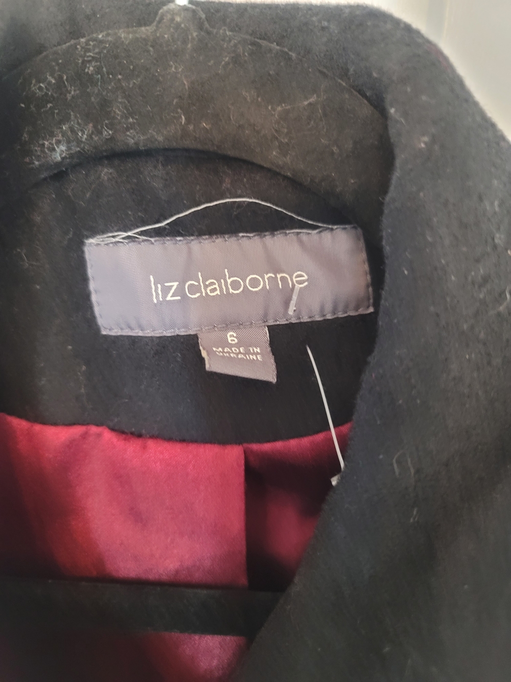 Vintage Liz Claiborne Long Wool Coat - Picture 2 of 7